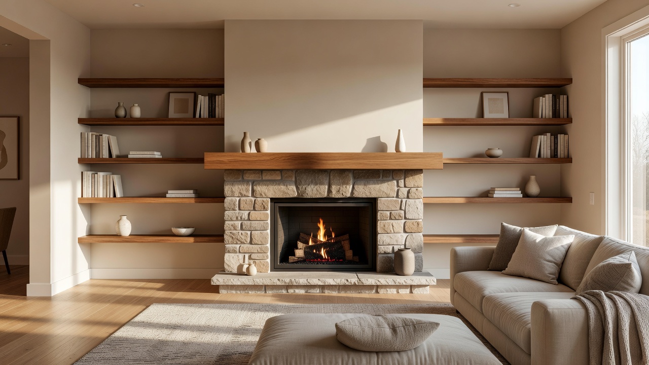 Fireplace mantel renovation