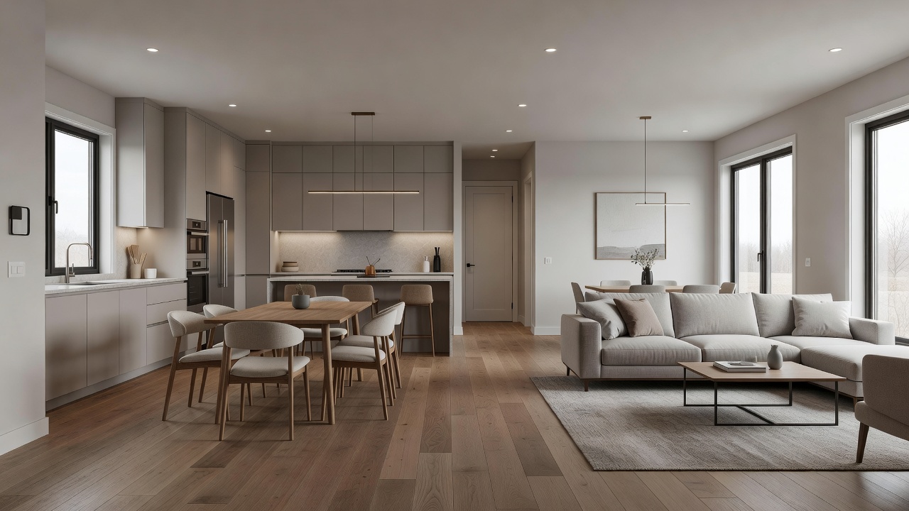 Open concept main floor